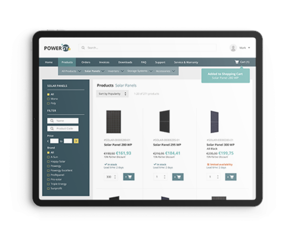 E-Commerce-Plattform für Großhändler